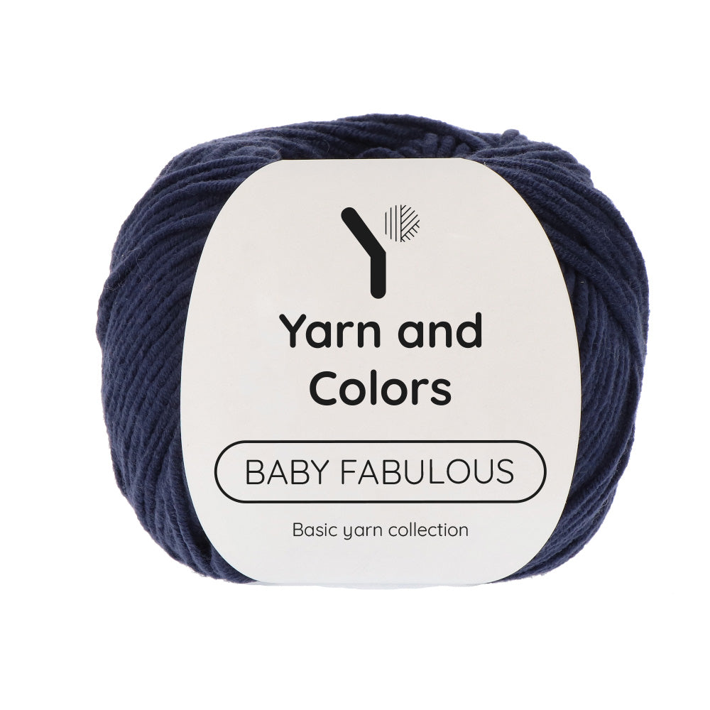 Yarn and Colors Baby Fabulous 059 Dark Blue - bol garen in deze kleur
