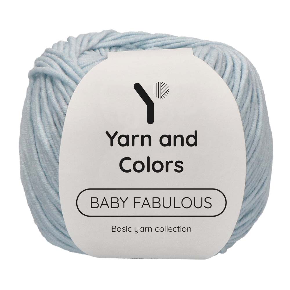 Yarn and Colors Baby Fabulous 063 Ice Blue - bol garen in deze kleur