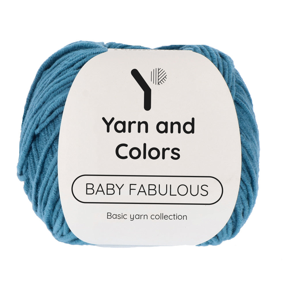 Yarn and Colors Baby Fabulous 069 Petrol Blue - bol garen in deze kleur