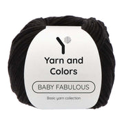 Yarn and Colors Baby Fabulous 100 Black - bol garen in deze kleur