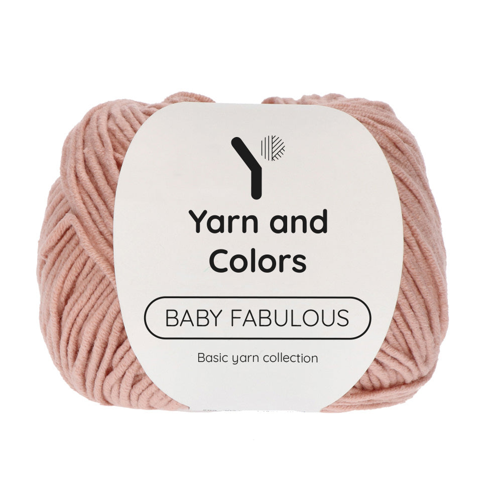 Yarn and Colors Baby Fabulous 101 Rosé - bol garen in deze kleur