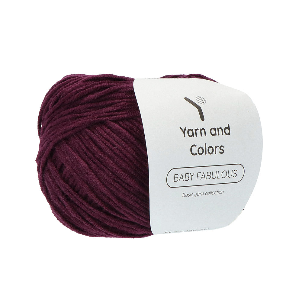 Yarn and Colors Baby Fabulous 134 Eggplant - bol garen in deze kleur