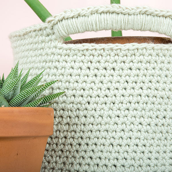 Basic basket — gemaakt met Yarn and Colors Basis Mandje Haakpakket (2)