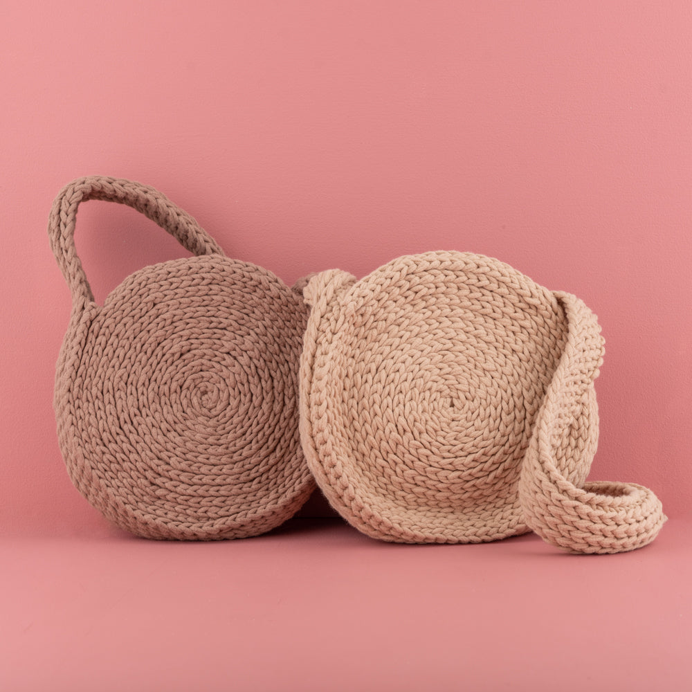 Basket bag — gemaakt met Yarn and Colors Basket Bag Haakpakket