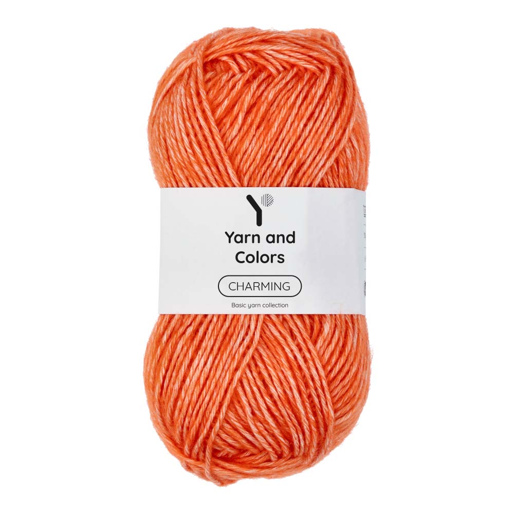 Yarn and Colors Charming 022 Fiery Orange - bol garen in deze kleur