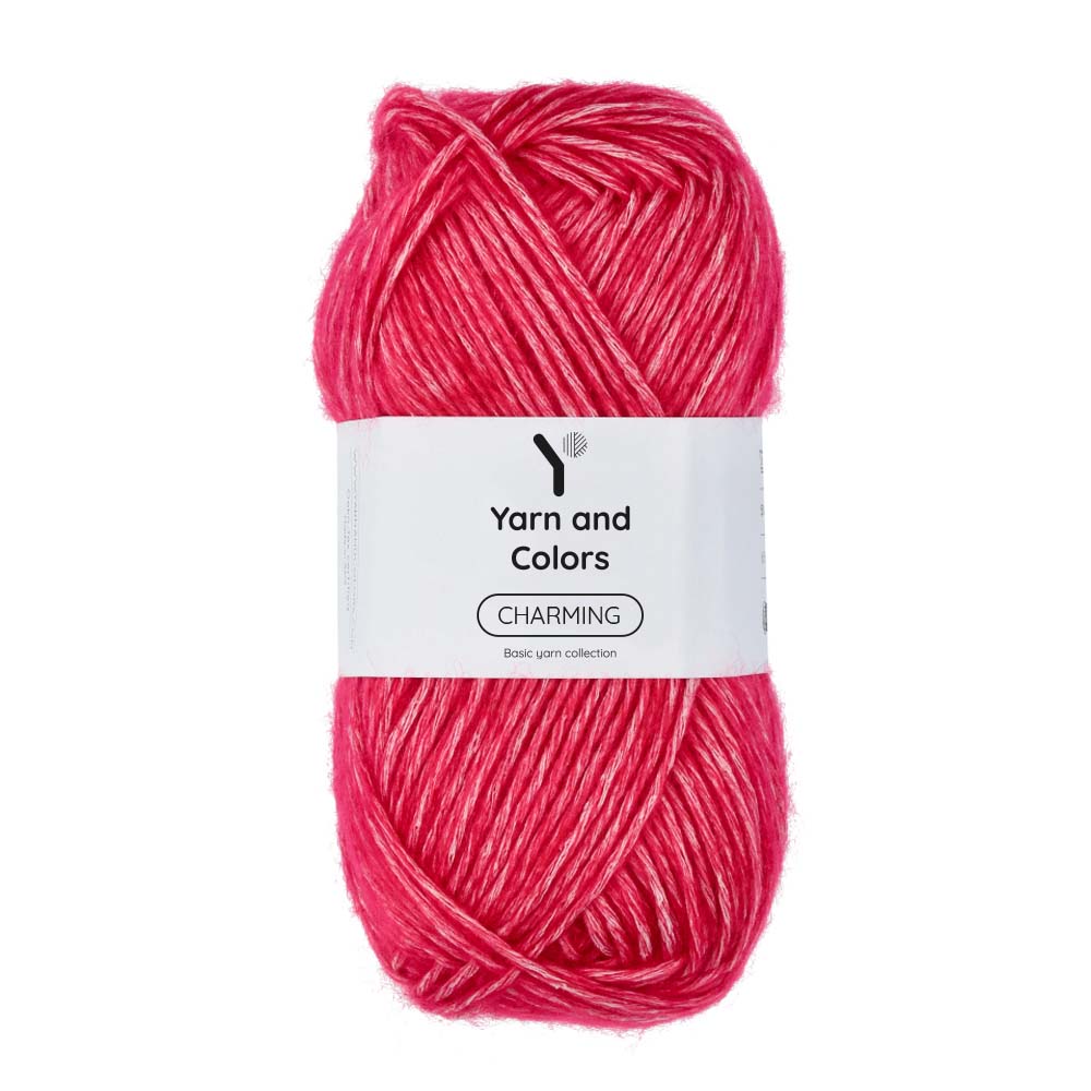 Yarn and Colors Charming 033 Raspberry - bol garen in deze kleur