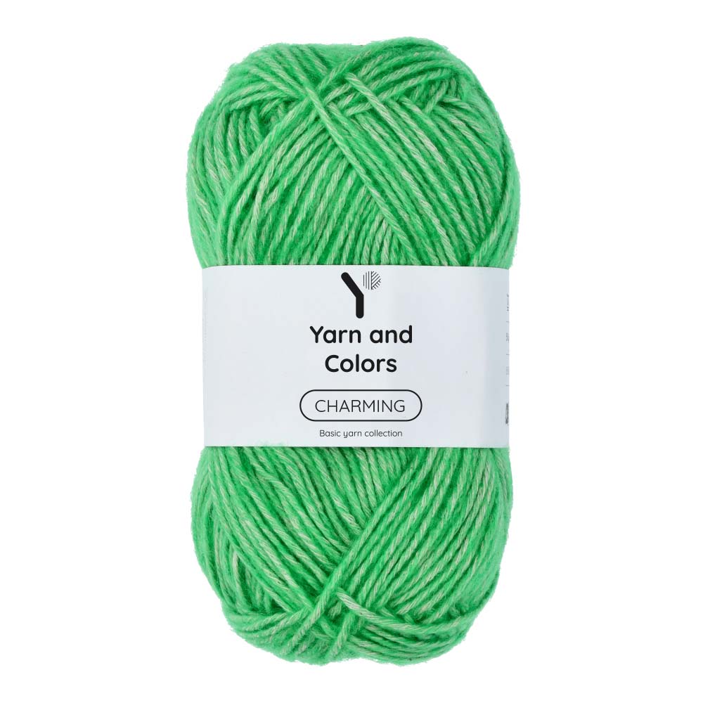 Yarn and Colors Charming 086 Peony Leaf - bol garen in deze kleur