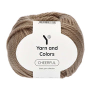 Yarn and Colors Cheerful 006 Taupe - bol garen in deze kleur