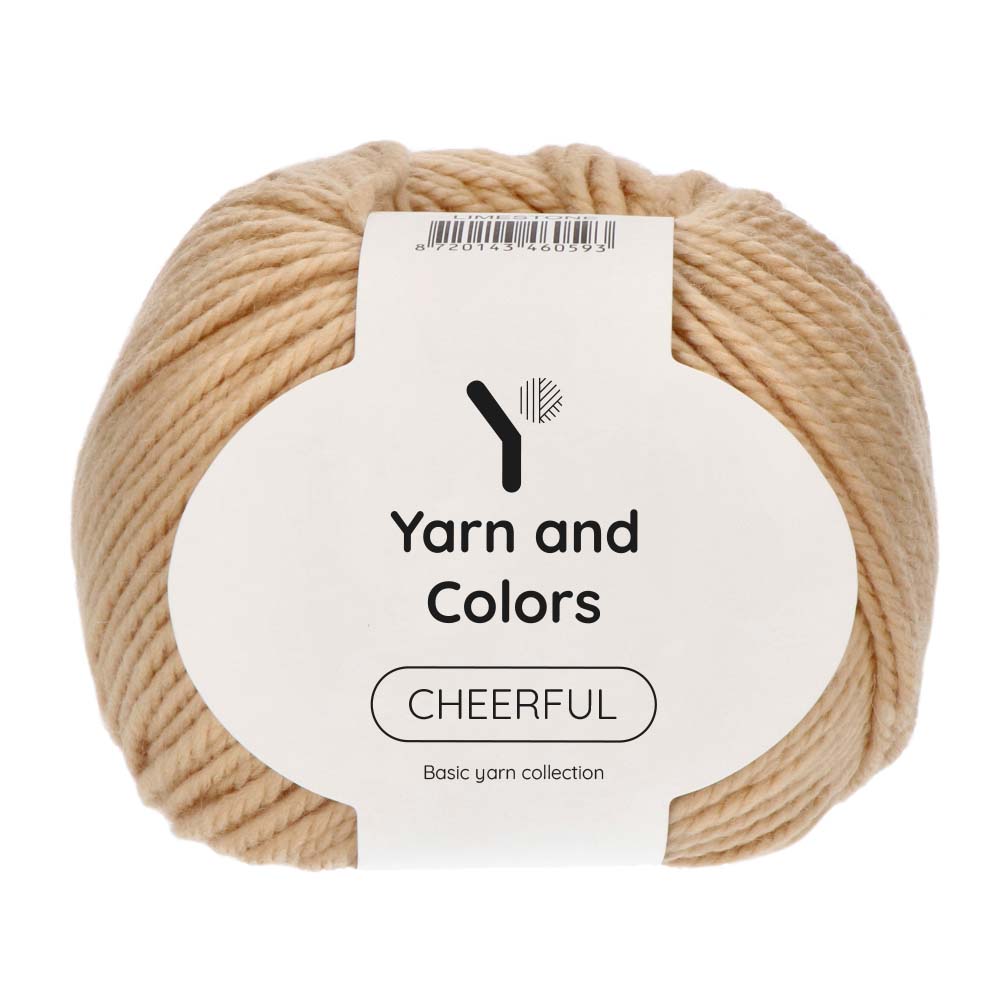 Yarn and Colors Cheerful 009 Limestone - bol garen in deze kleur