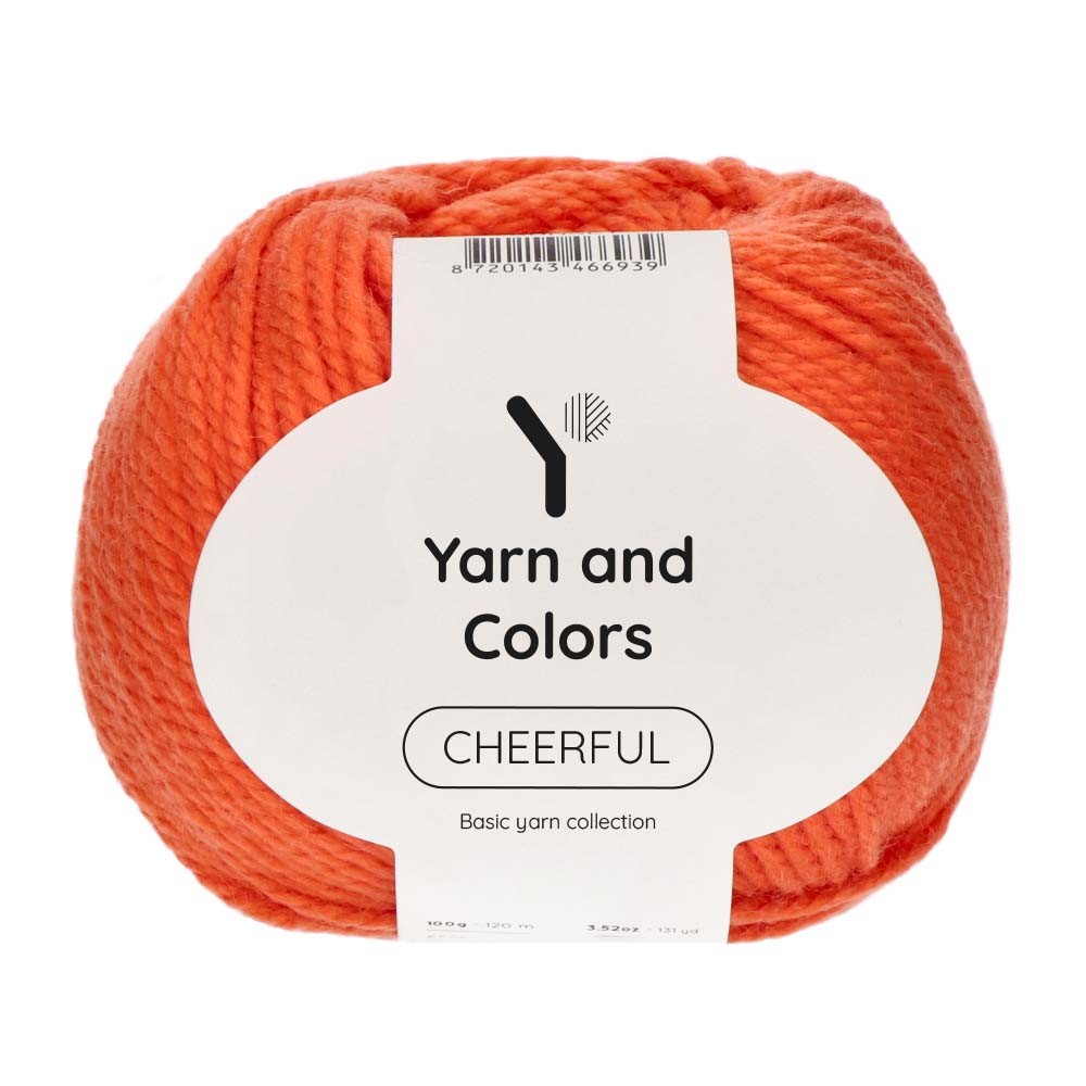 Yarn and Colors Cheerful 021 Sunset - bol garen in deze kleur