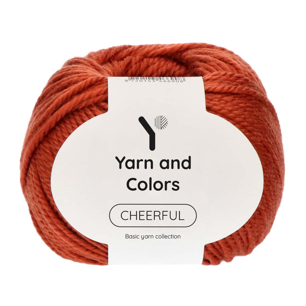 Yarn and Colors Cheerful 024 Chestnut - bol garen in deze kleur