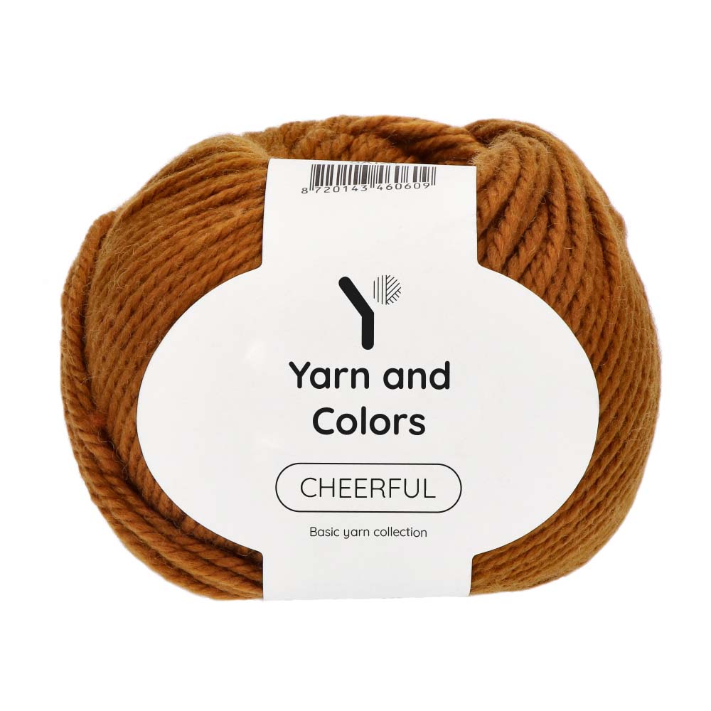 Yarn and Colors Cheerful 026 Satay - bol garen in deze kleur