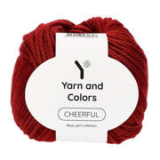Yarn and Colors Cheerful 029 Burgundy - bol garen in deze kleur