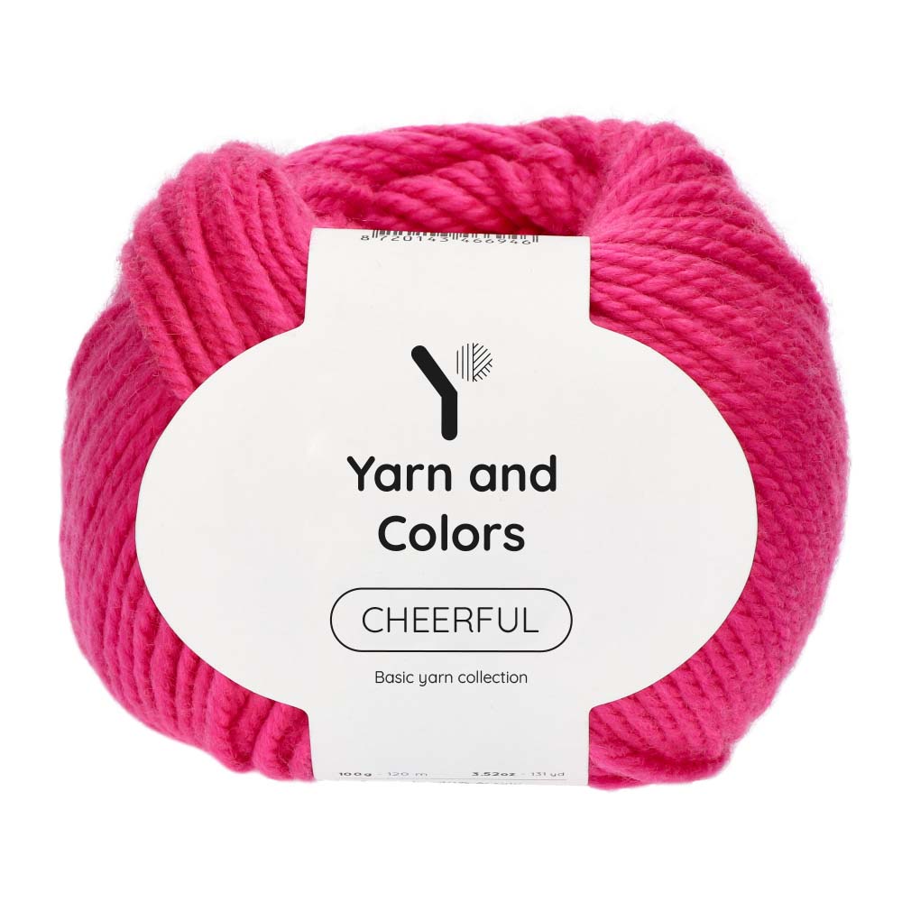 Yarn and Colors Cheerful 034 Deep Cerise - bol garen in deze kleur