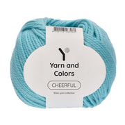 Yarn and Colors Cheerful 064 Nordic Blue - bol garen in deze kleur