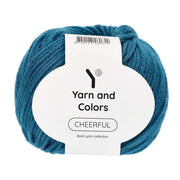 Yarn and Colors Cheerful 069 Petrol Blue - bol garen in deze kleur