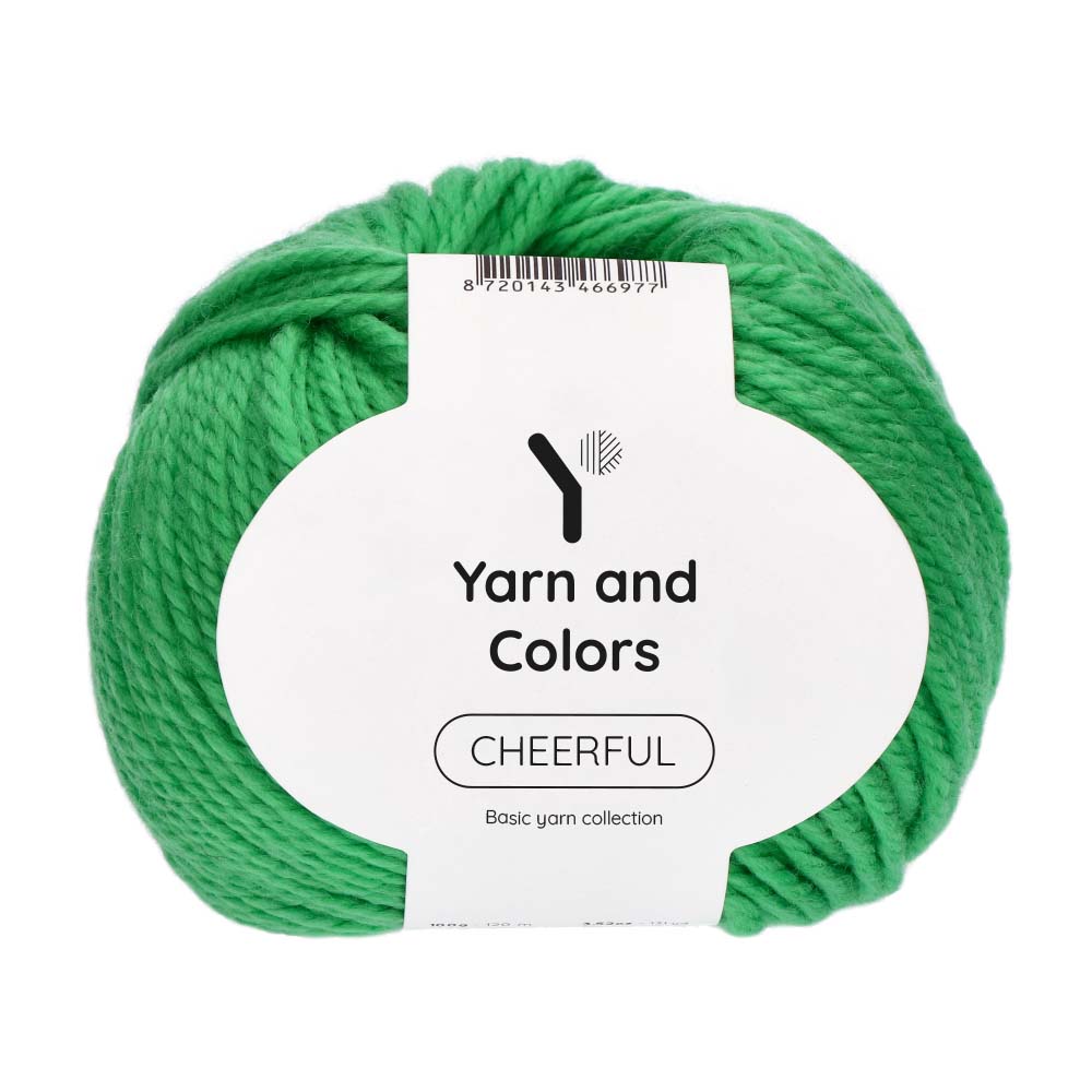 Yarn and Colors Cheerful 086 Peony Leaf - bol garen in deze kleur
