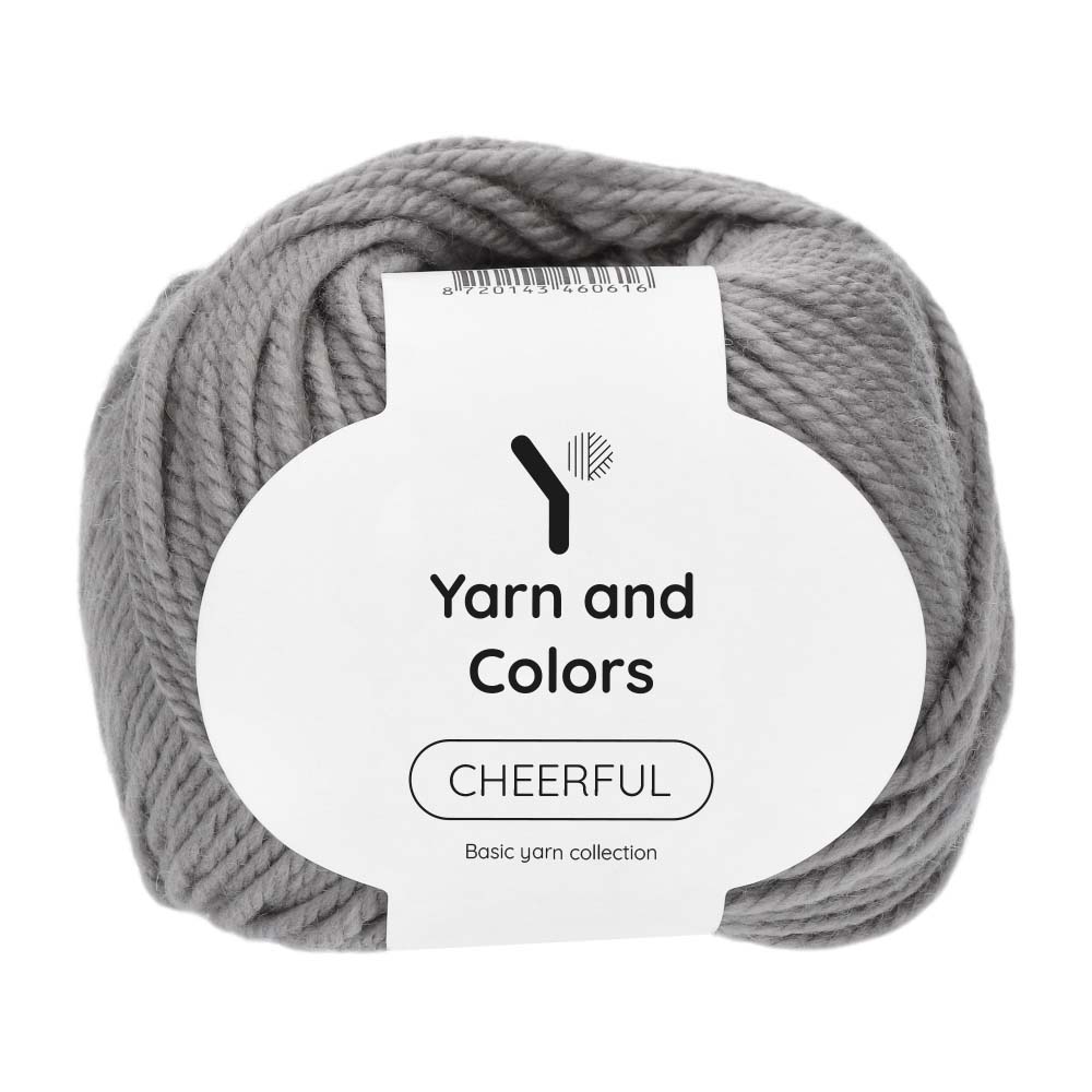 Yarn and Colors Cheerful 096 Shark Grey - bol garen in deze kleur