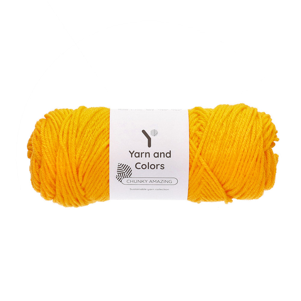 Yarn and Colors Chunky Amazing 015 Mustard - bol garen in deze kleur