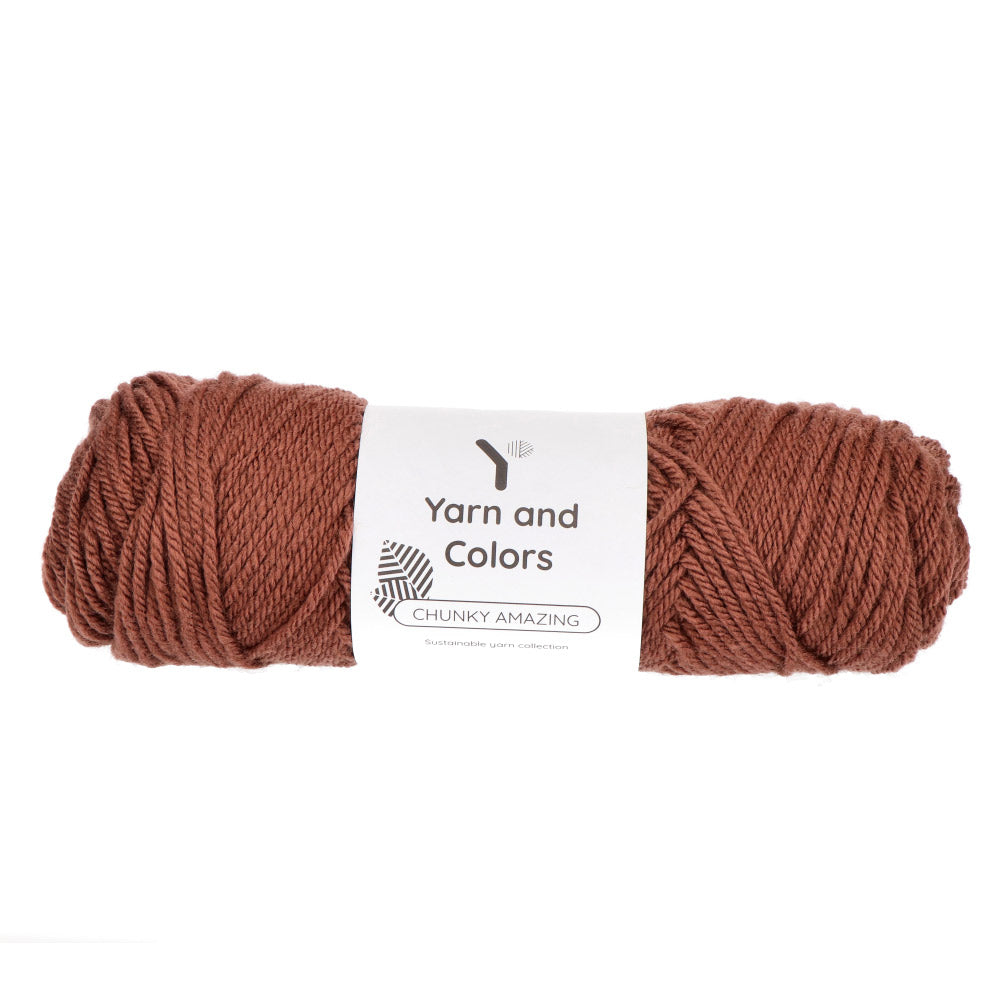 Yarn and Colors Chunky Amazing 027 Brunet - bol garen in deze kleur