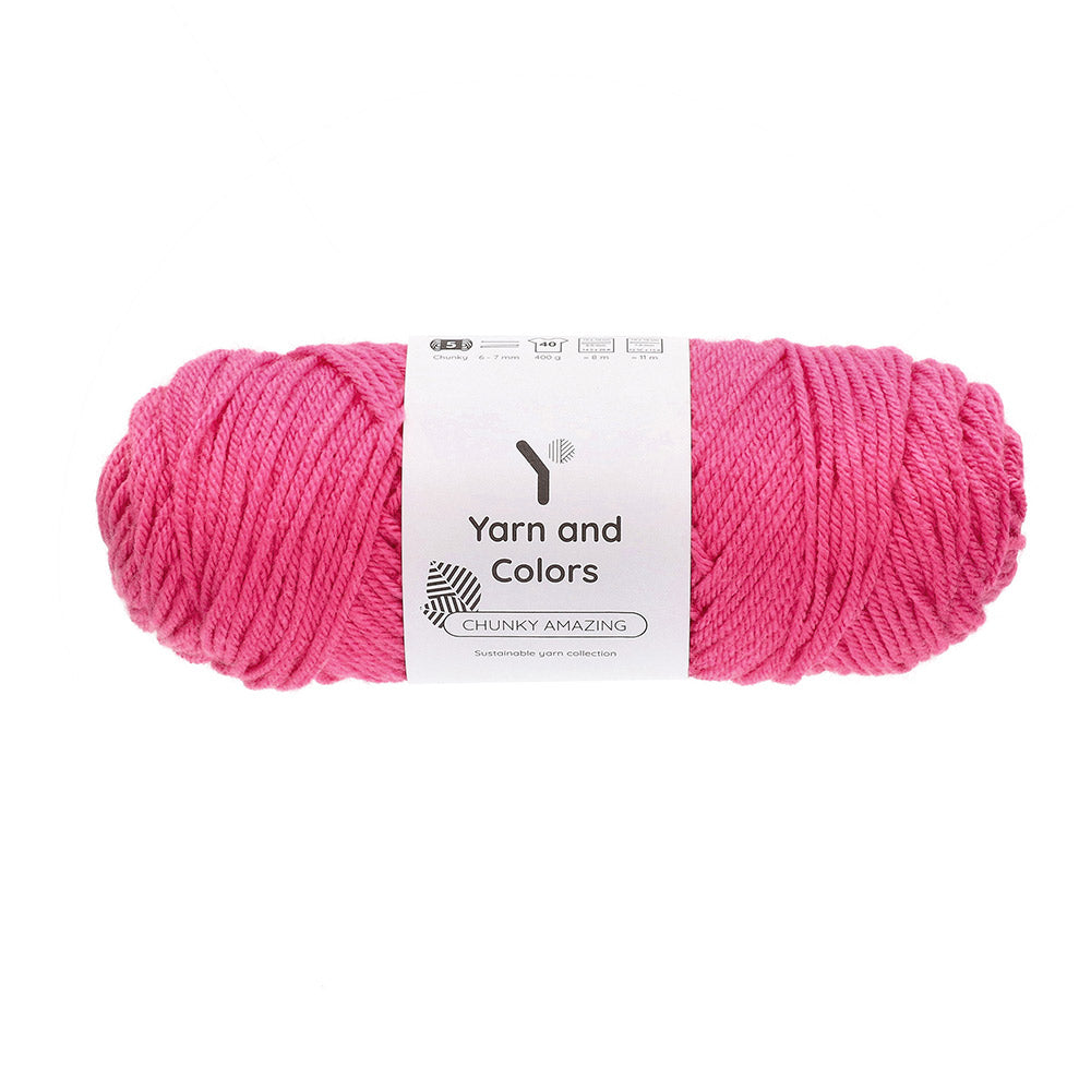 Yarn and Colors Chunky Amazing 035 Girly Pink - bol garen in deze kleur