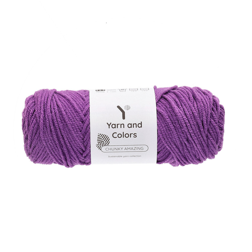 Yarn and Colors Chunky Amazing 055 Lilac - bol garen in deze kleur