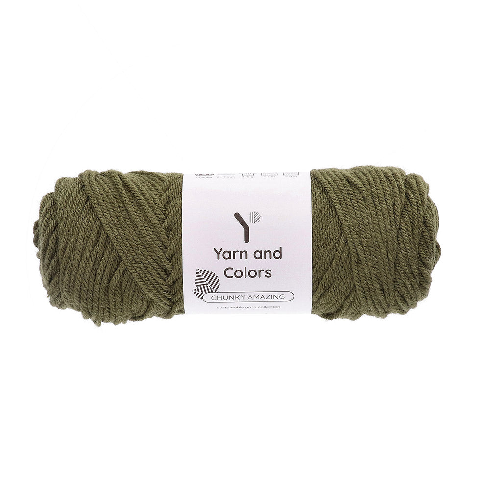 Yarn and Colors Chunky Amazing 091 Khaki - bol garen in deze kleur