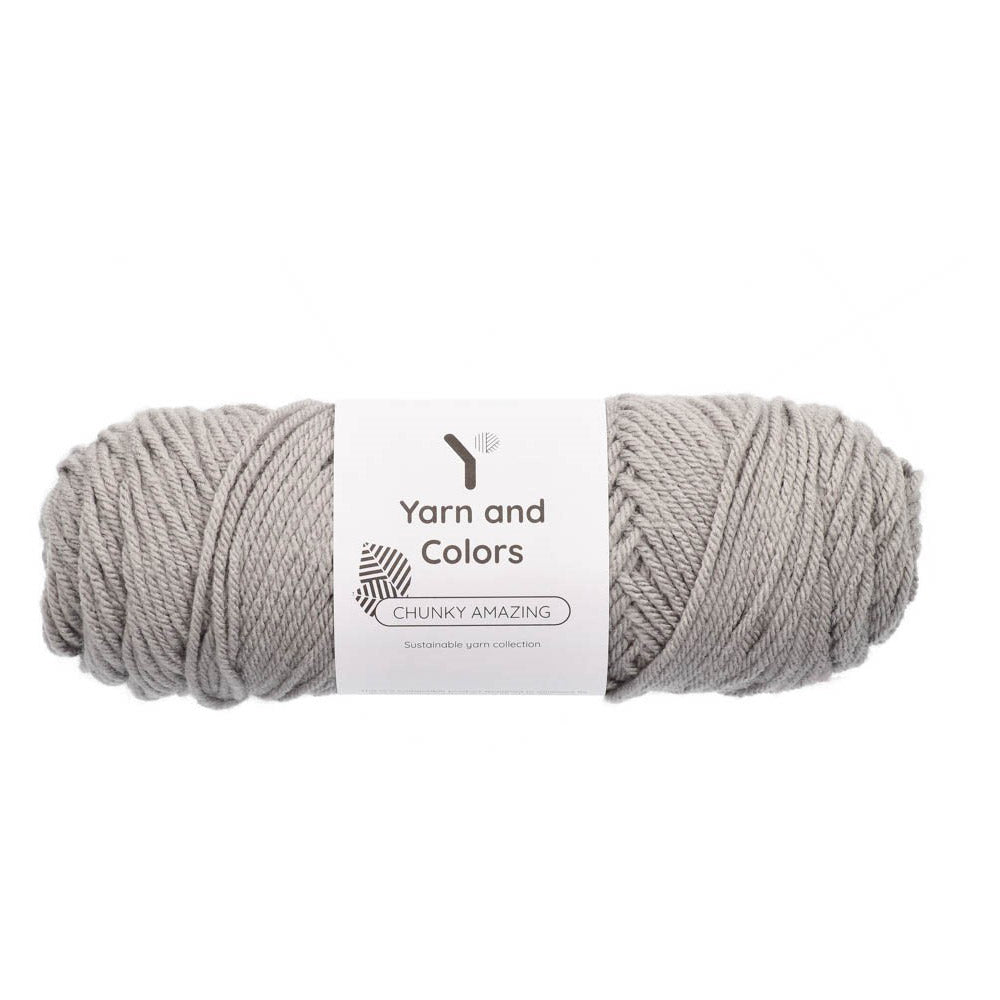 Yarn and Colors Chunky Amazing 096 Shark Grey - bol garen in deze kleur