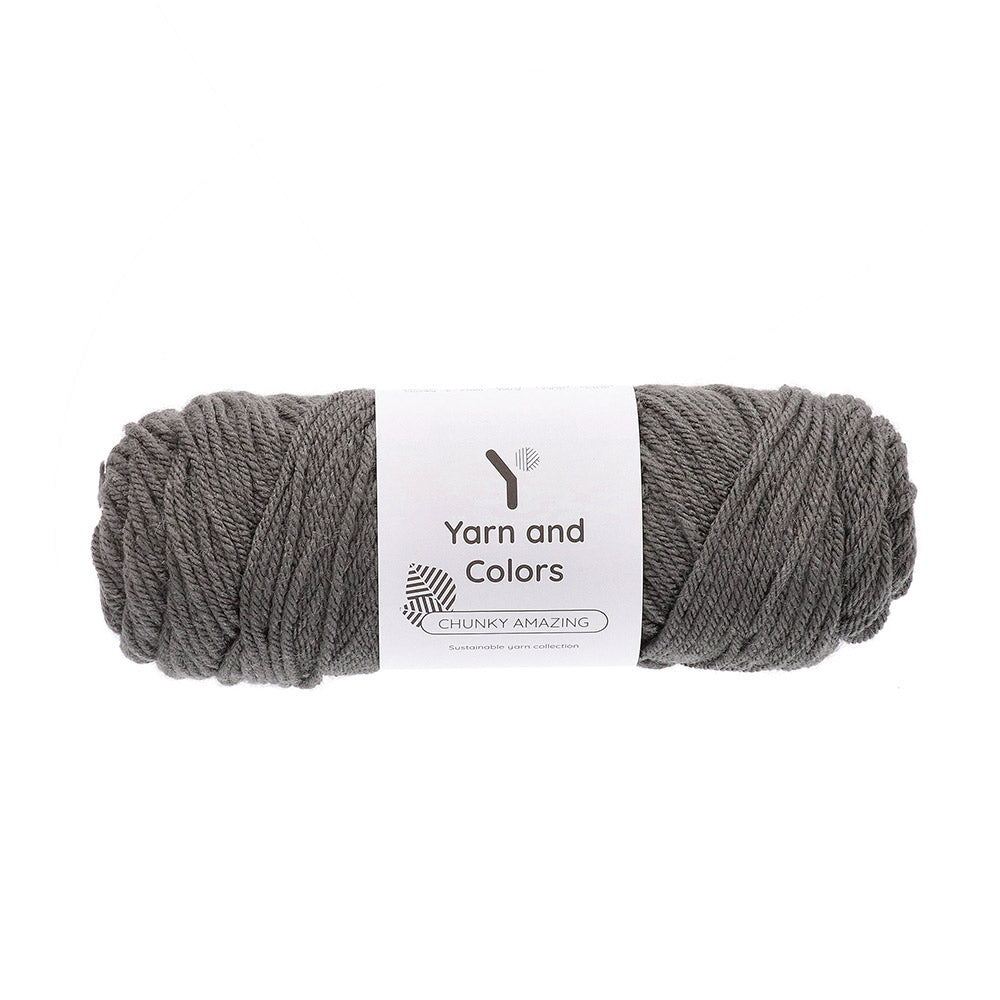 Yarn and Colors Chunky Amazing 098 Graphite - bol garen in deze kleur