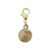 Yarn and Colors Circle Charm 089 Gold