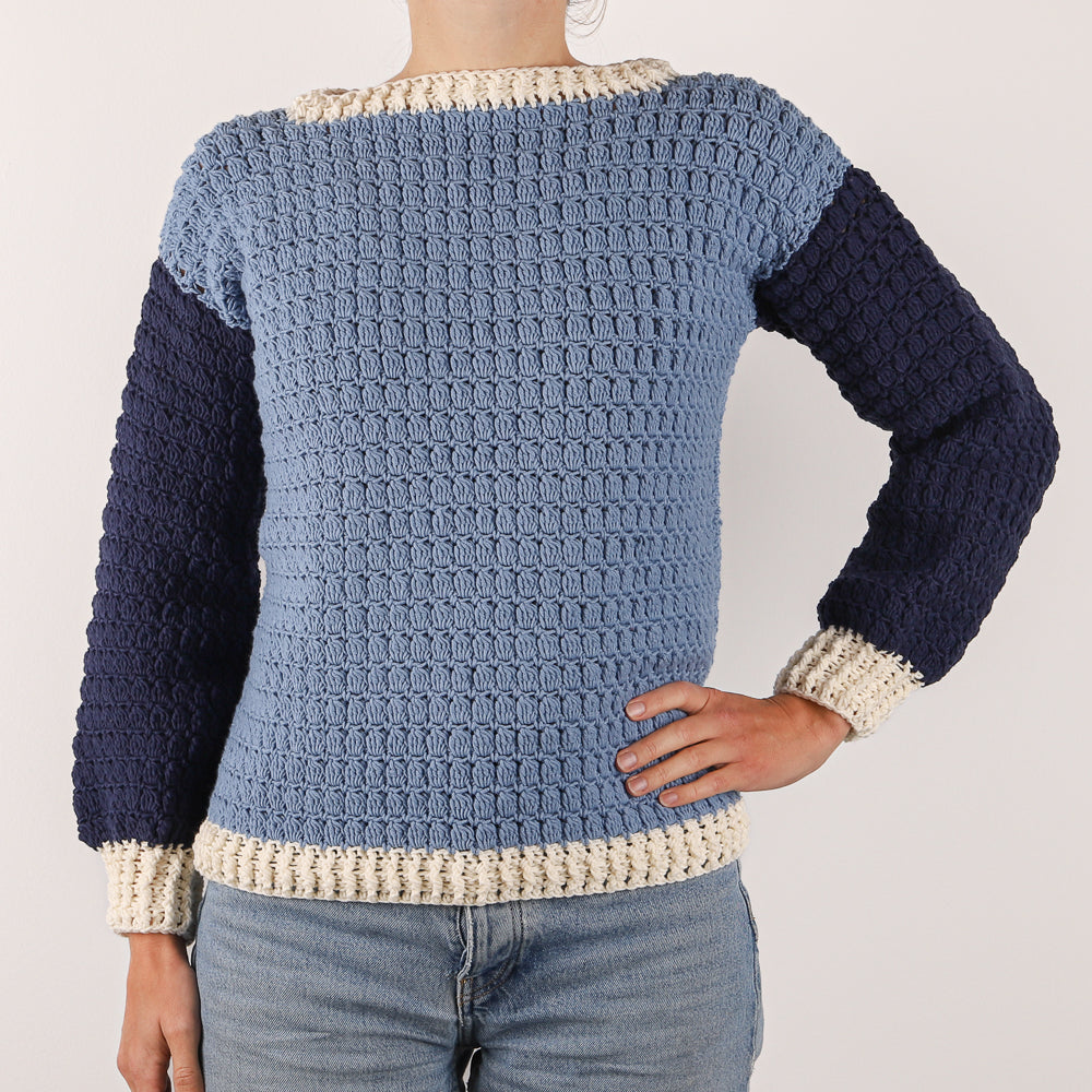 Yarn and Colors Colorblock Sweater Haakpatroon (3)