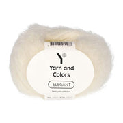 Yarn and Colors Elegant 002 Cream - bol garen in deze kleur