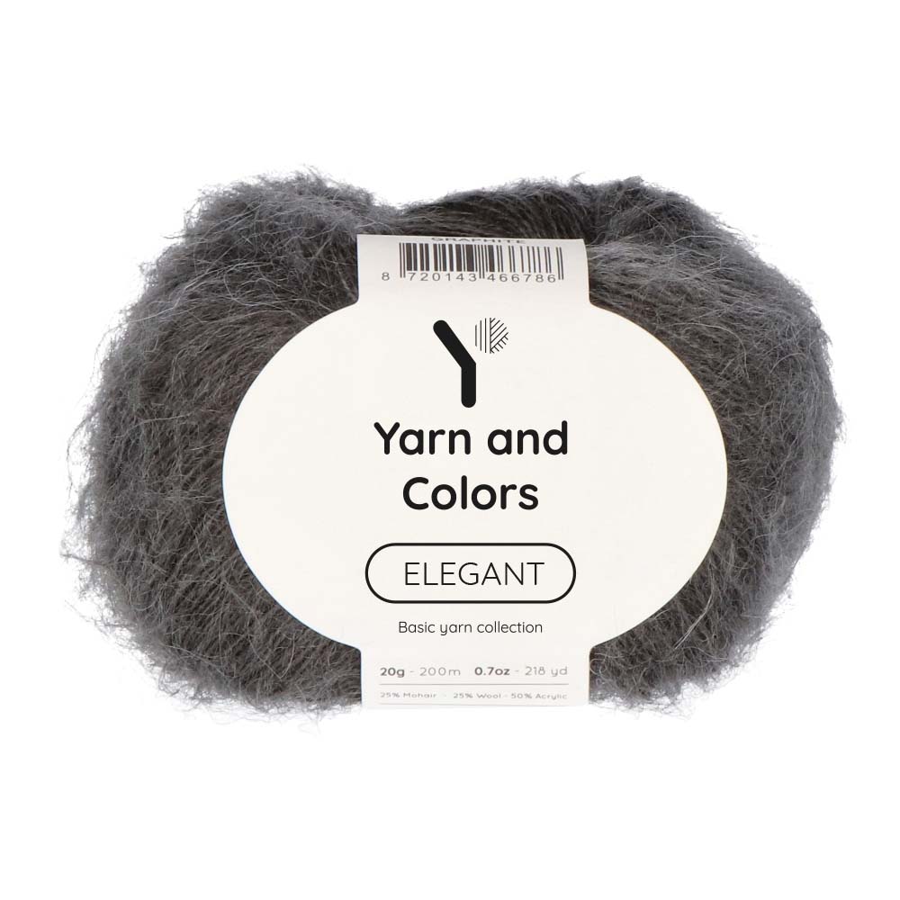 Yarn and Colors Elegant 098 Graphite - bol garen in deze kleur