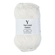 Yarn and Colors Epic 001 White - bol garen in deze kleur
