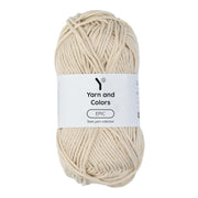 Yarn and Colors Epic 003 Ecru - bol garen in deze kleur