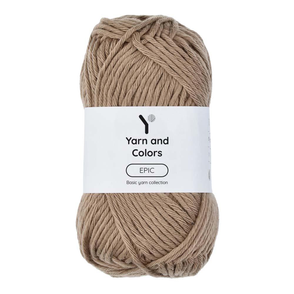 Yarn and Colors Epic 006 Taupe - bol garen in deze kleur