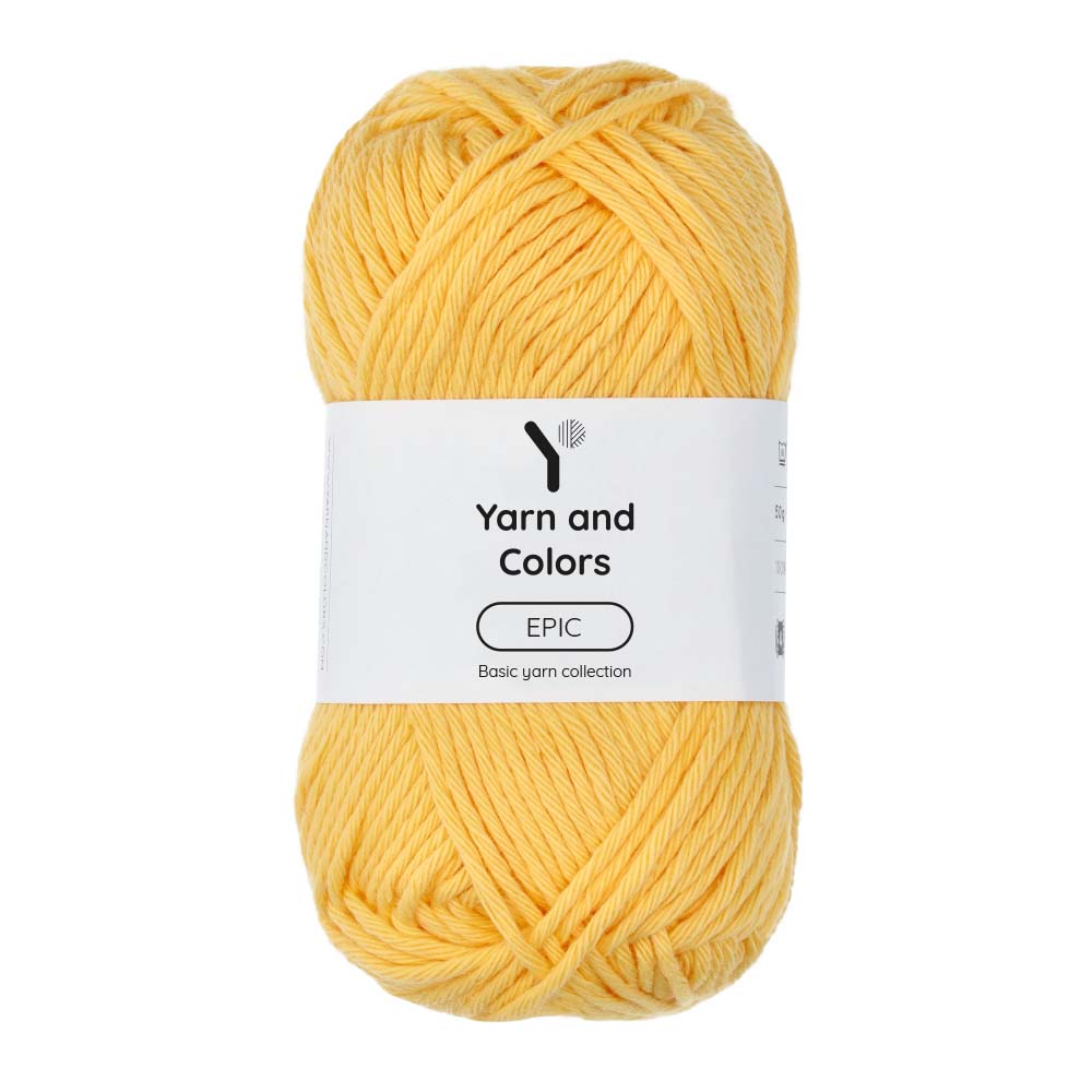 Yarn and Colors Epic 014 Sunflower - bol garen in deze kleur