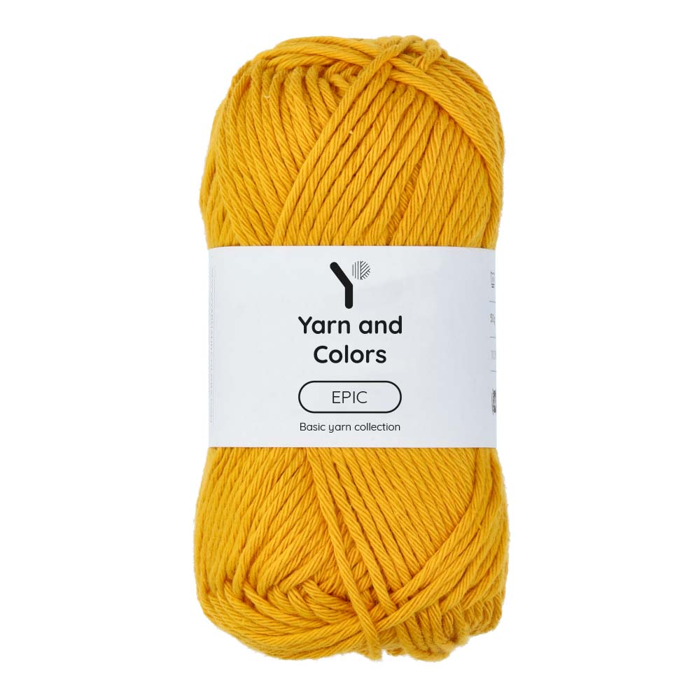 Yarn and Colors Epic 015 Mustard - bol garen in deze kleur