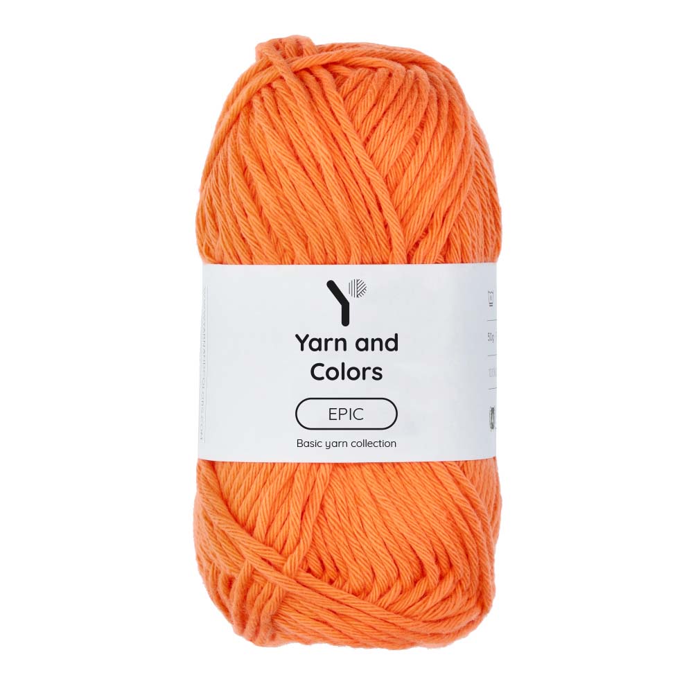 Yarn and Colors Epic 017 Papaya - bol garen in deze kleur