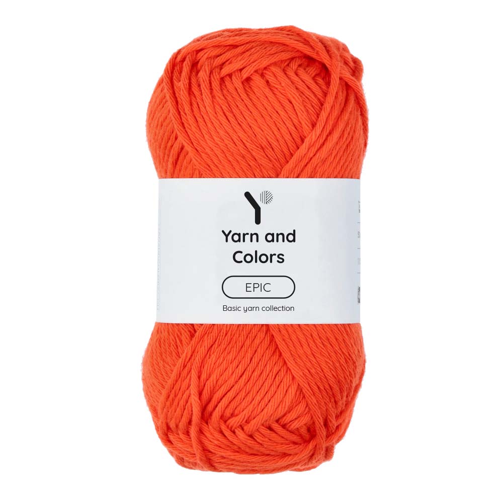 Yarn and Colors Epic 022 Fiery Orange - bol garen in deze kleur