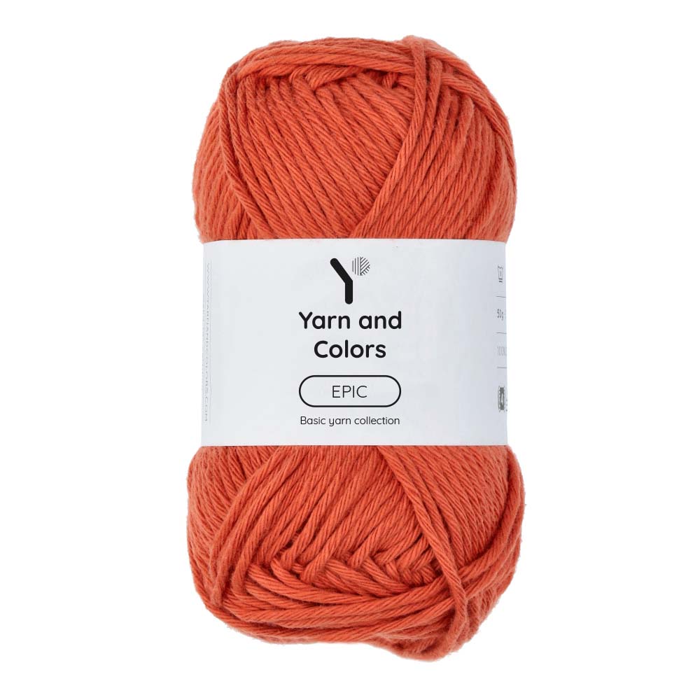 Yarn and Colors Epic 023 Brick - bol garen in deze kleur
