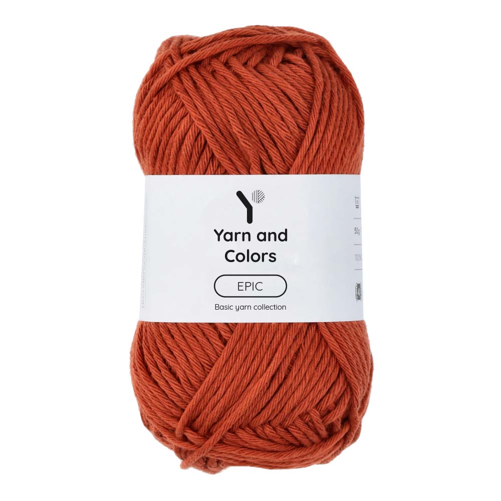 Yarn and Colors Epic 024 Chestnut - bol garen in deze kleur