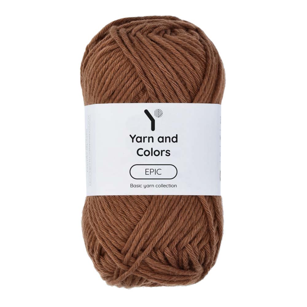 Yarn and Colors Epic 027 Brunet - bol garen in deze kleur