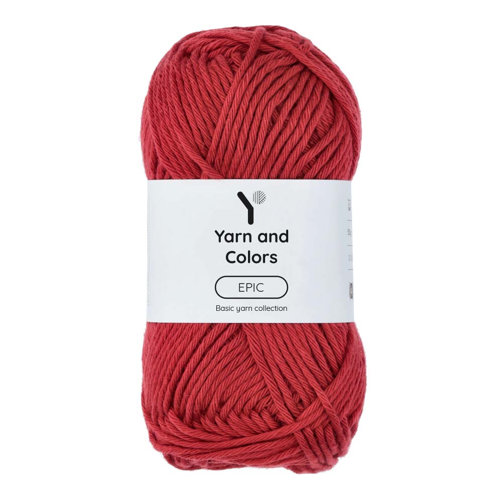 Yarn and Colors Epic 029 Burgundy - bol garen in deze kleur