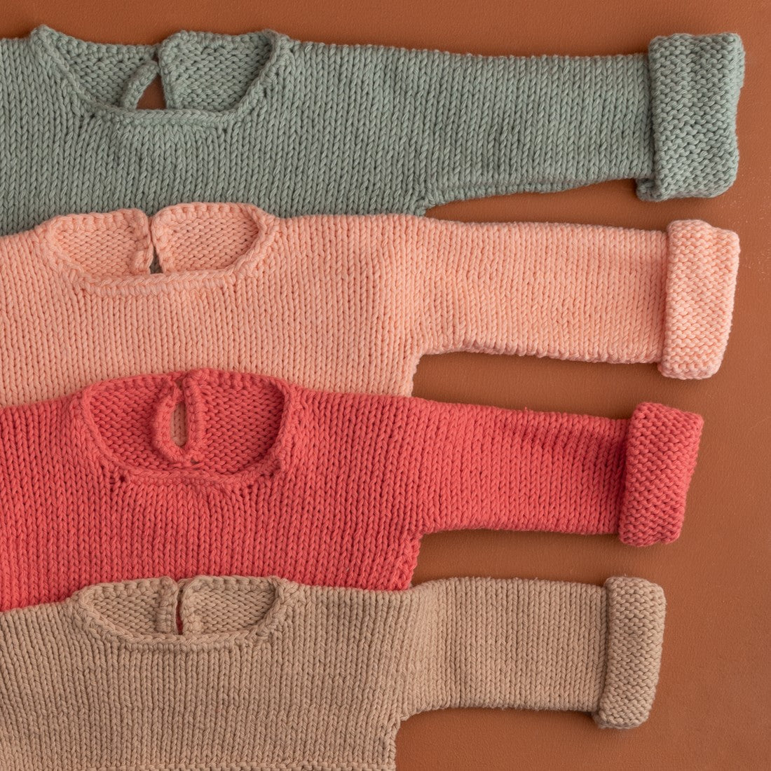 Oh baby sweater breipakket limestone — gemaakt met Yarn and Colors Epic