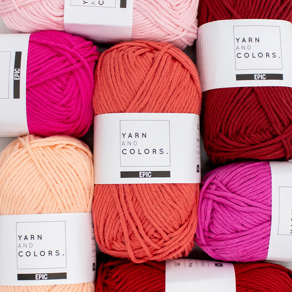 Rood — sfeerbeeld met Yarn and Colors Epic