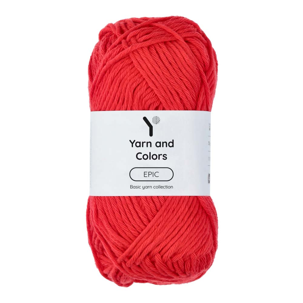 Yarn and Colors Epic 031 Cardinal - bol garen in deze kleur