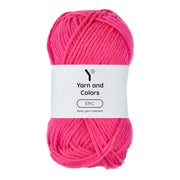 Yarn and Colors Epic 034 Deep Cerise - bol garen in deze kleur