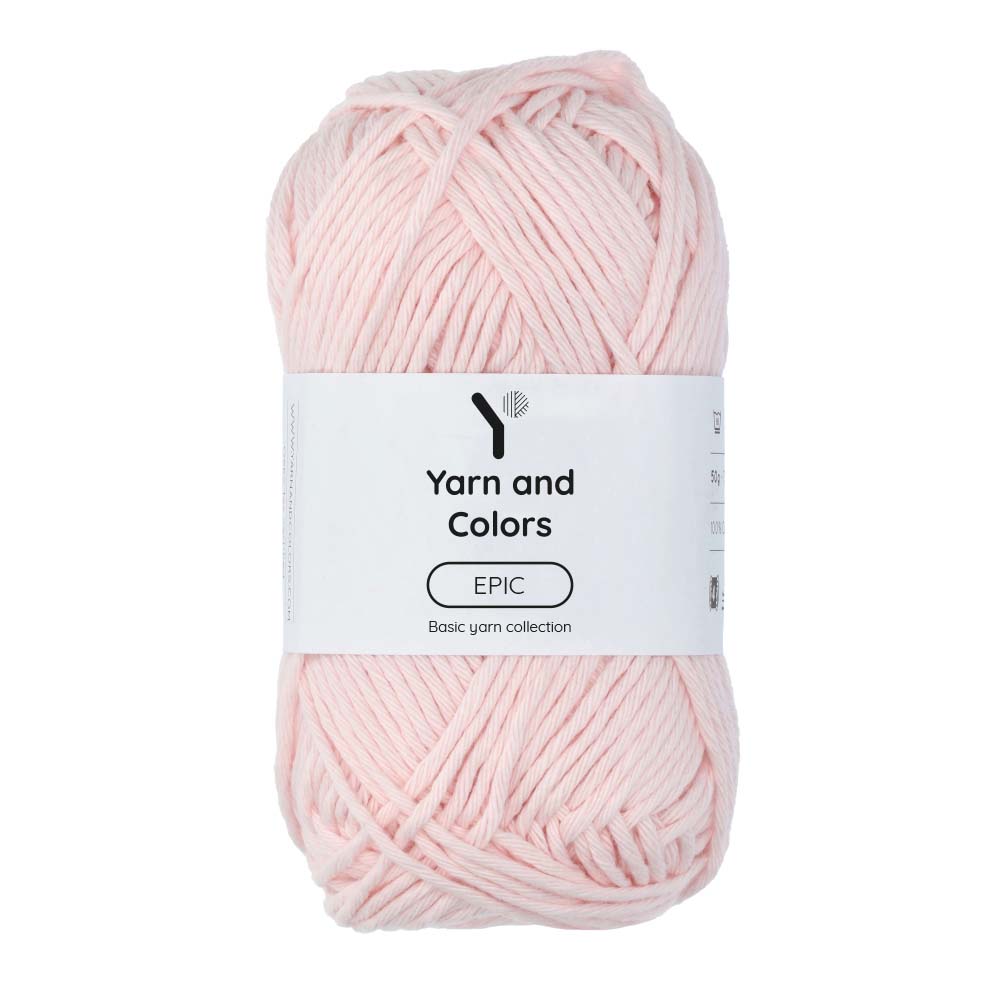 Yarn and Colors Epic 044 Light Pink - bol garen in deze kleur