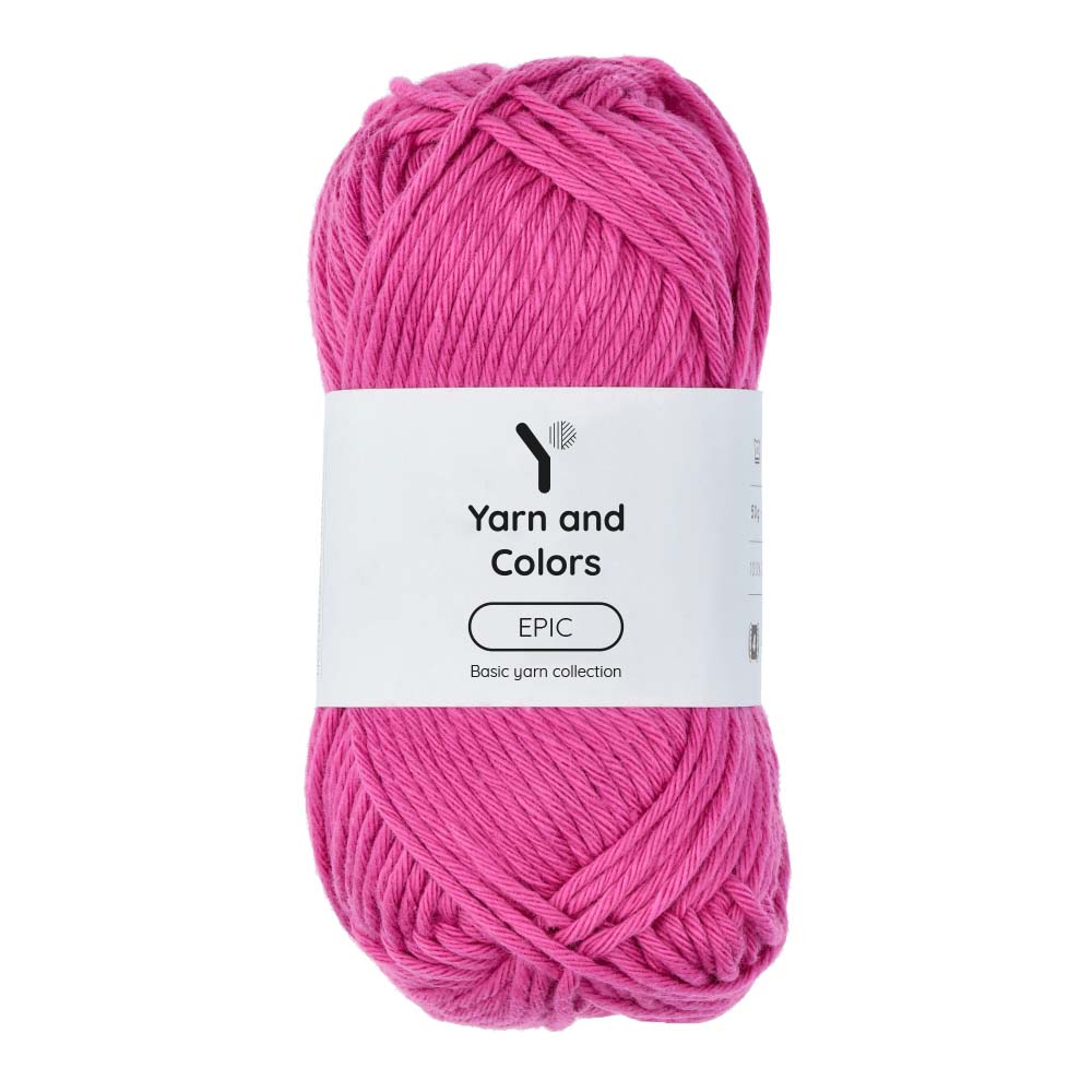 Yarn and Colors Epic 049 Fuchsia - bol garen in deze kleur